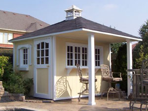 pool cabanas shed construction